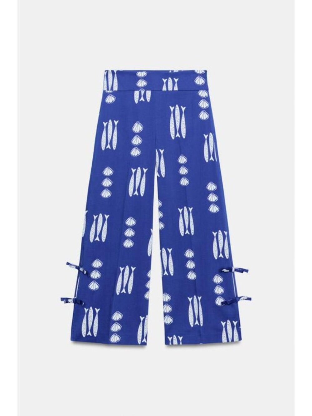 ZARA PRINTED TIE CULOTTES